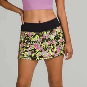 Lululemon Pace Rival Mid-Rise Skirt In Multi pickle ball Elevated athleisure